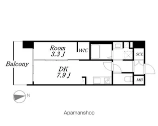 Thames garden place【9階】の間取り