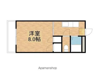 エスポアール北長瀬【407号室】の間取り