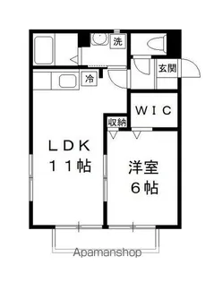 マルミヤハイツ【2階】の間取り
