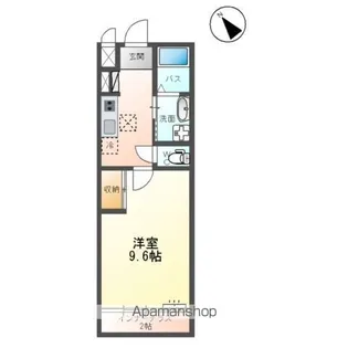 HACK BERRY真鍋(ハックベリーマナベ)【1階】の間取り