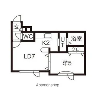 プリムラM1【3階】の間取り