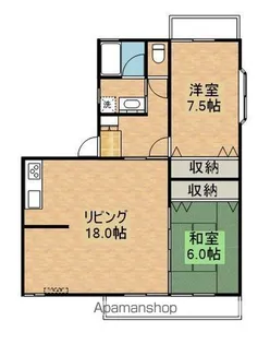 アーバンハイツ札元【1階】の間取り