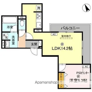 Chainon【2階】の間取り