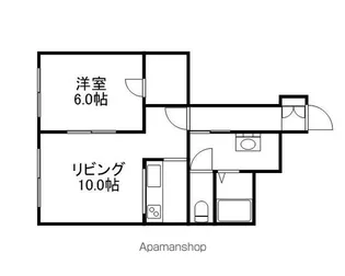 ウェストエイト【3階】の間取り