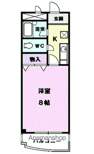 アベニュー名駅【2階】の間取り