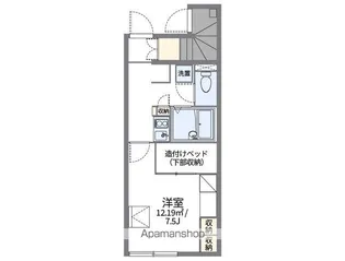 レオパレス琴【105号室】の間取り