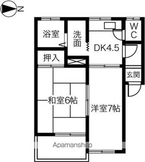 メゾン正木【2階】の間取り