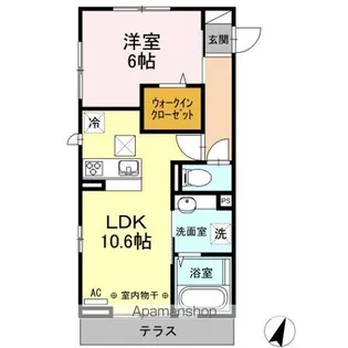 プライム メゾン【1階】の間取り
