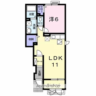 リヴ・タウン Ⅰ【1階】の間取り