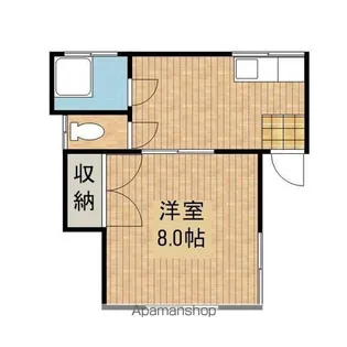 ベルメゾン【102号室】の間取り