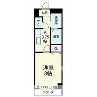 サンコー沙羅【1階】の間取り