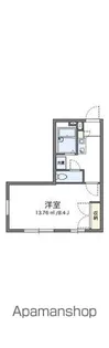 レオパレスピュア【1階】の間取り