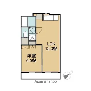 グレースマンション櫛原【2階】の間取り