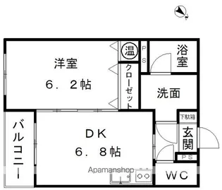 佐久平ヒルズ【103号室】の間取り
