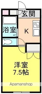 熊本県八代市高下西町【アパート】の間取り