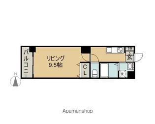 ArtizA鶴舞【11階】の間取り