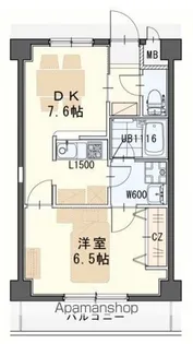 WISH BONE HILLS【3階】の間取り