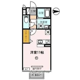 ディールーム和田東【2階】の間取り