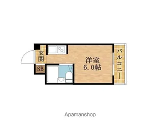 清水728ハイツ【3階】の間取り