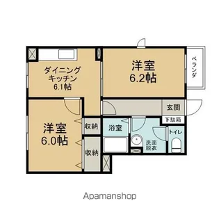 BETTER Я MIYOSHI【103号室】の間取り