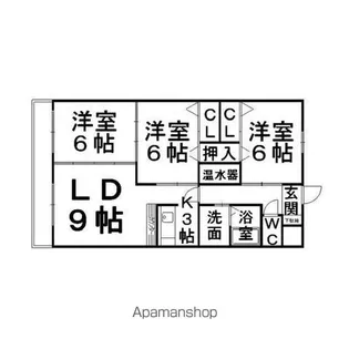 フェイマスKITAMI3番館【203号室】の間取り