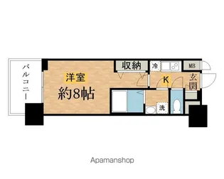 エステムコート東京八王子【906号室】の間取り