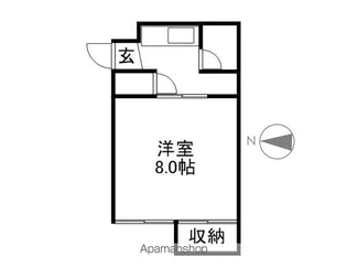 メイト鳥居【101号室】の間取り