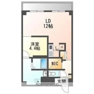 イーストフェアリー【405号室】の間取り