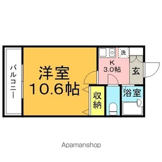 サングリーン基山B【103号室号室】の間取り
