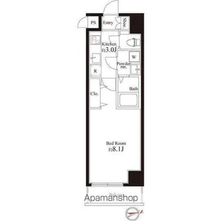 REGALO世田谷松陰神社【3階】の間取り