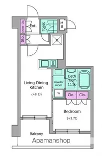 ドゥーエ菊川【2階】の間取り