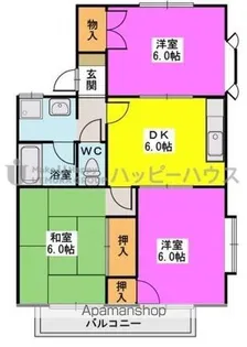 シャイニープラッツ【B203号室】の間取り