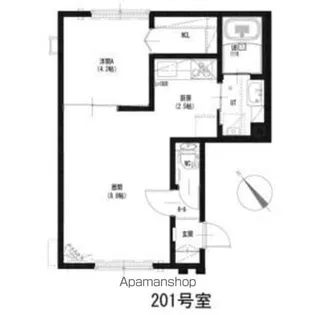 ルミエール Parco【2階】の間取り