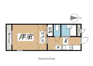 大学町レジデンス【1階】の間取り