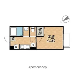 藤井ハイツ虫生野【108号室】の間取り