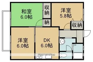 ファミール北内【2階】の間取り