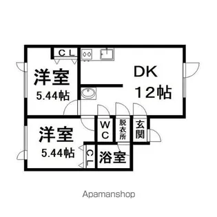 花北斗【1階】の間取り