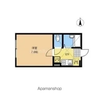 シティハイム中央林間【2階】の間取り