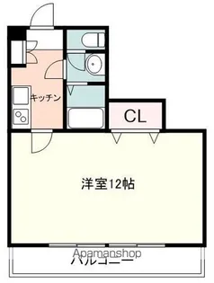 ガーデン音羽【208号室】の間取り
