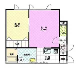ビリーヴ【102号室】の間取り