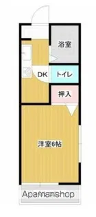 ハイツヒューム【203号室】の間取り