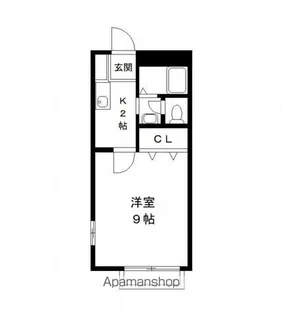 オーヴかしわ【203号室号室】の間取り