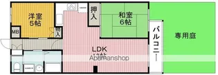 コスモハイツ上野【1階】の間取り