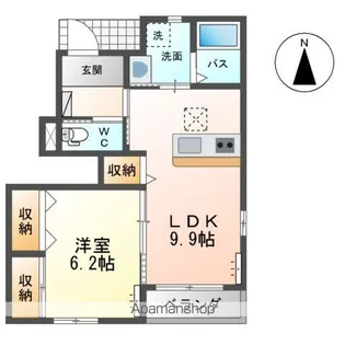 クルール Ⅲ【1階】の間取り