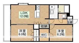 グリーンヒルズ川越【301号室】の間取り