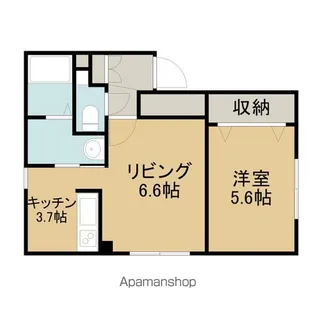 ラ・ルーナ【2階】の間取り