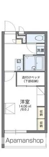 レオパレス千秋【117号室】の間取り