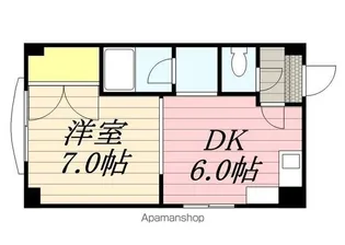 ホワイトプラザ【406号室】の間取り
