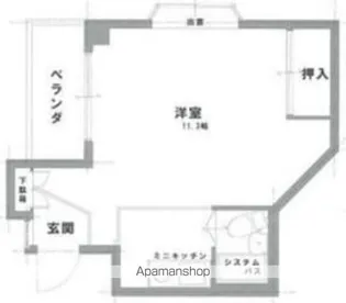 ウェルフェアー光明【4階】の間取り