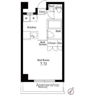 フェイバークレセント【1階】の間取り